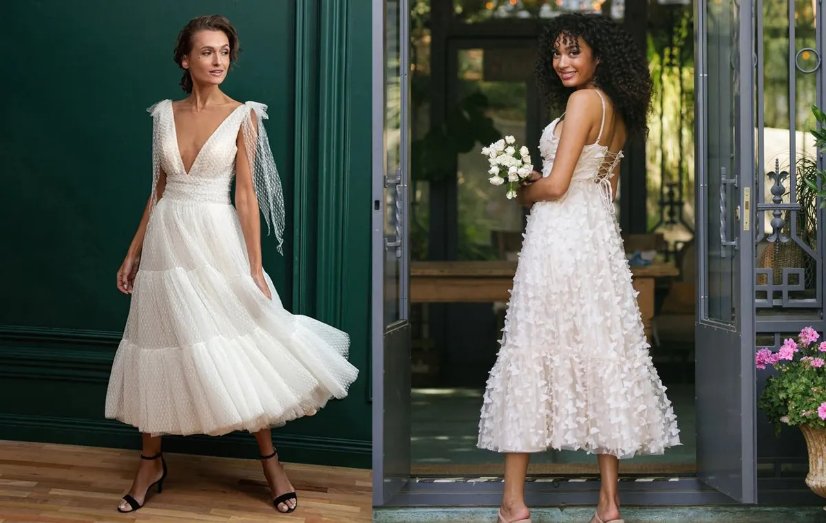 tea length wedding dress trends in 2023 tea length wedding dress trends in 2023