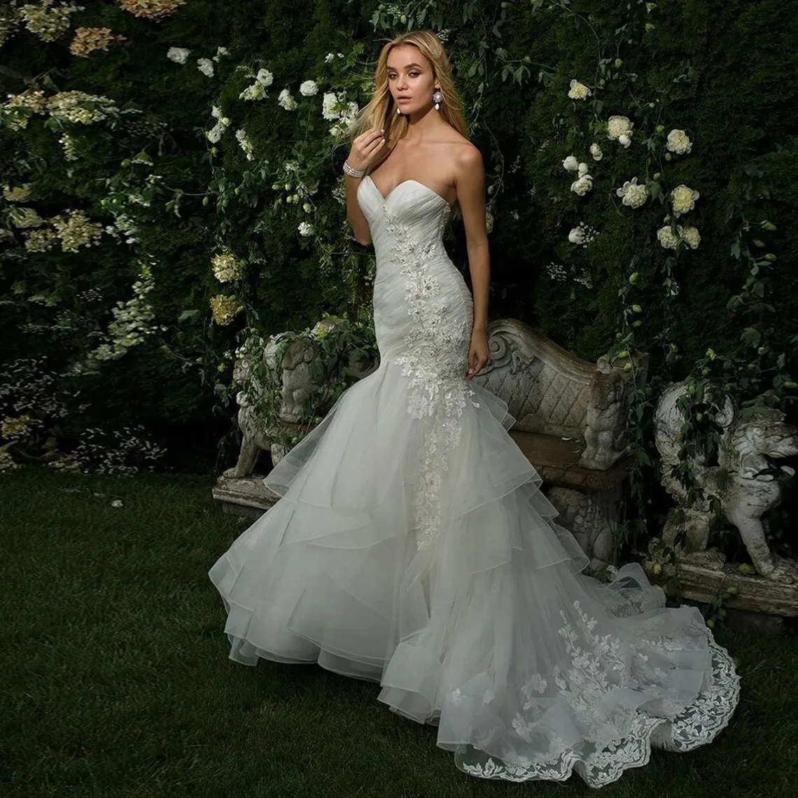 sweetheart neck mermaid wedding dress gorgeous sweetheart mermaid wedding dress