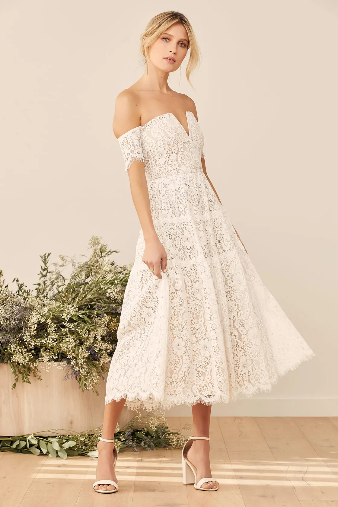 off-the-shoulder lace wedding dress off the shoulder lace wedding dress