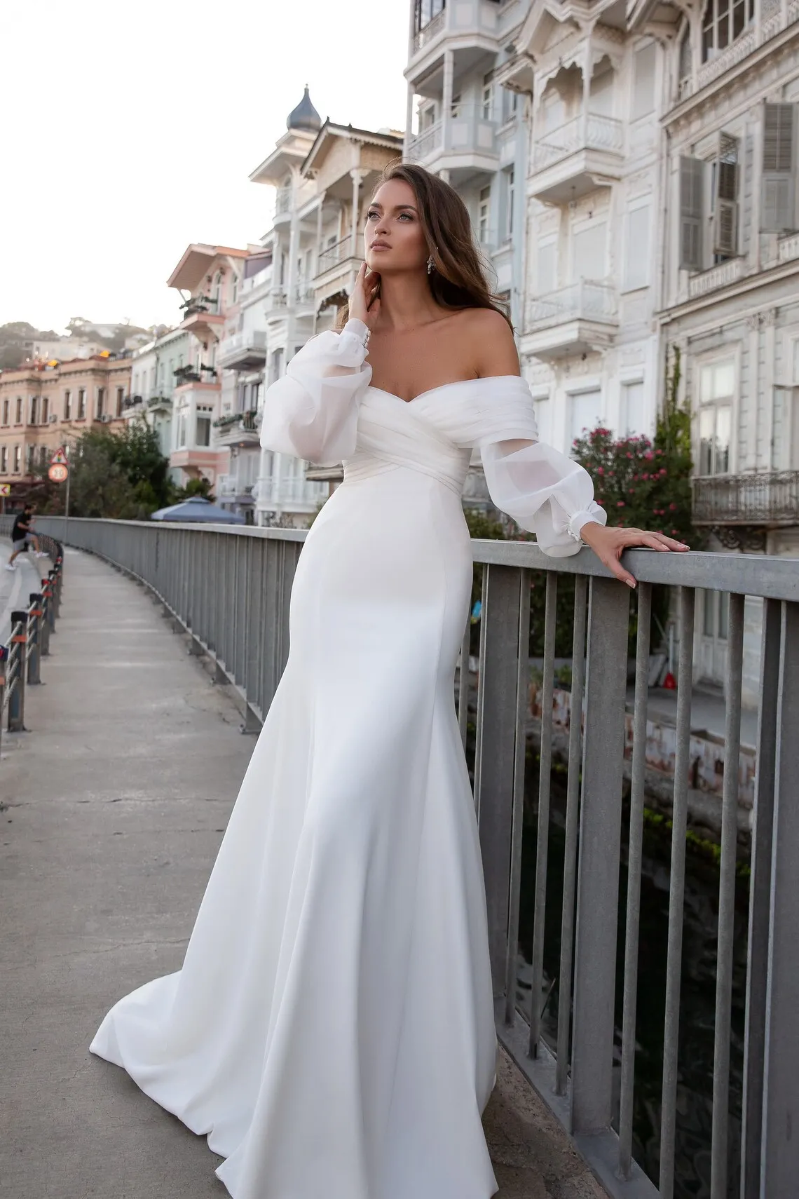 off-the-shoulder mermaid wedding dress off the shoulder mermaid wedding dress