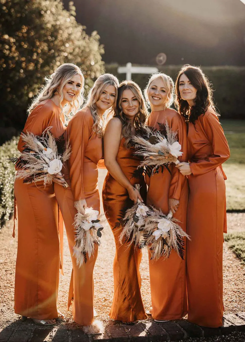 popular burnt orange bridesmaid dresses popular burnt orange bridesmaid dresses