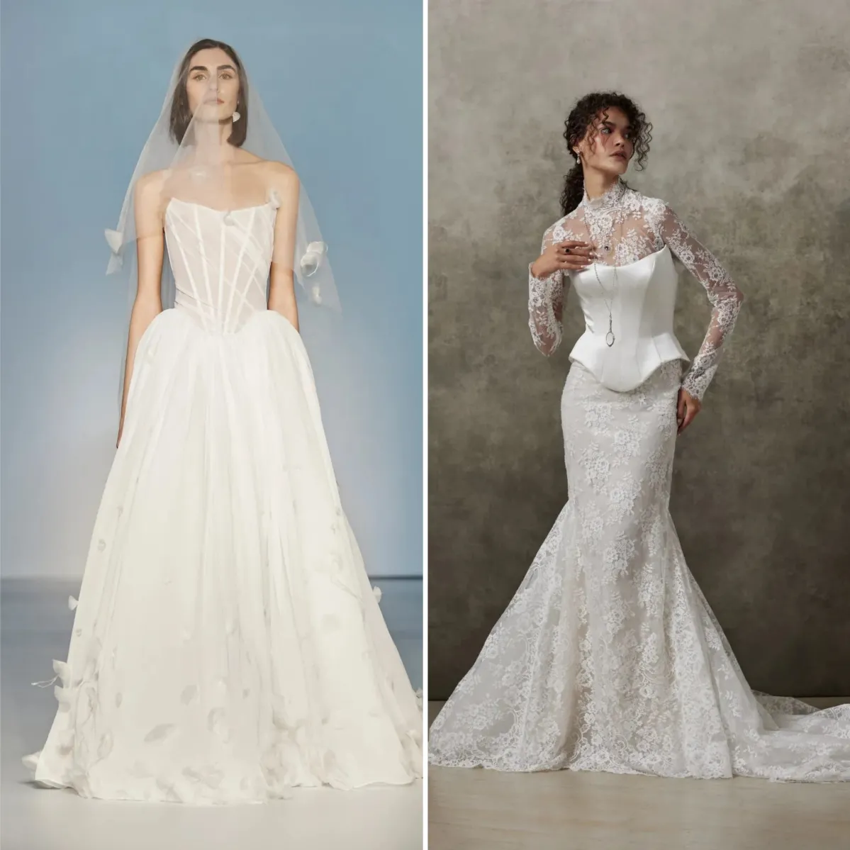 corset-inspired bodices wedding dresses 2025