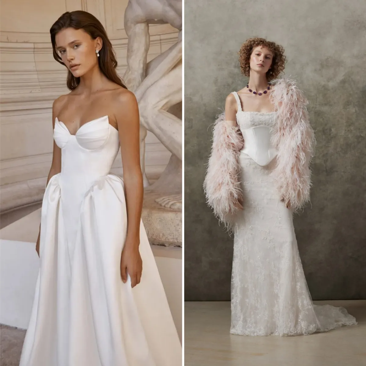 drop waist wedding dresses 2025