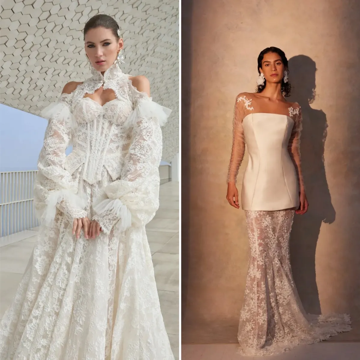 popular lace wedding dresses