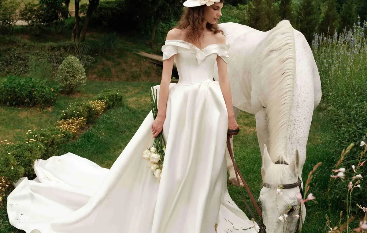 Drop Waist Wedding Dresses and Low Waist Bridal Gowns - VQ