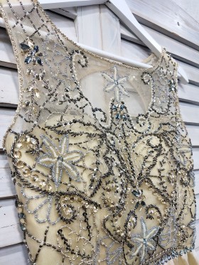 bedazzled beaded dress