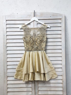 bedazzled beaded short dress bedazzled beaded short dress
