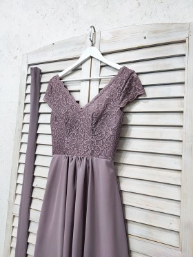 dusk lace and chiffon bridesmaid dress dusk lace and chiffon bridesmaid dress