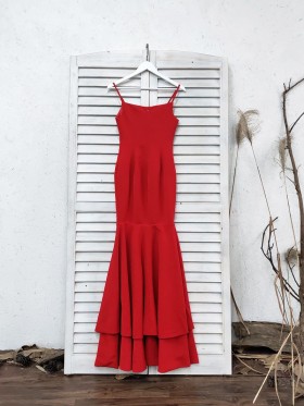 red trumpet long bridesmaid dress red trumpet long bridesmaid dress