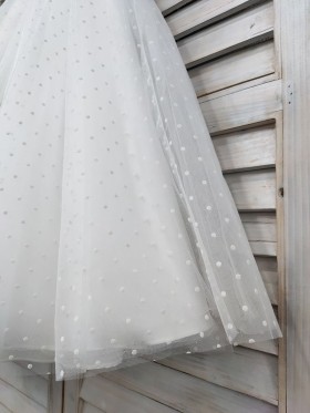 polka dot tulle skirt