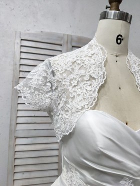 lace bridal jacket