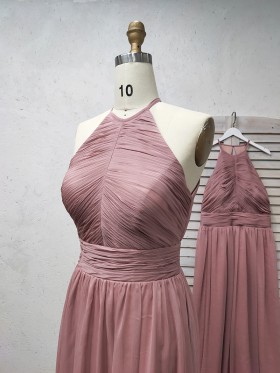 delicate pleated canyon rose crepe dress delicate pleated canyon rose crepe dress