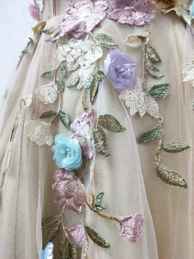 beautiful 3D flower appliques