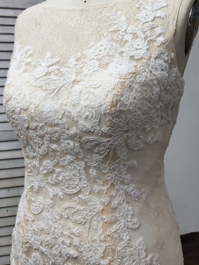 illusion neckline lace wedding dress illusion neckline lace wedding dress