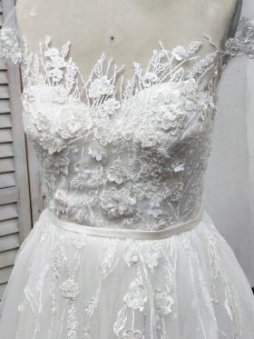 floral lace neckline floral lace neckline