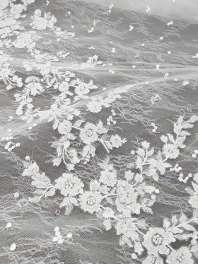 flower lace material