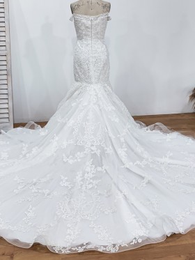 long train beaded lace mermaid bridal gown long train beaded lace mermaid bridal gown