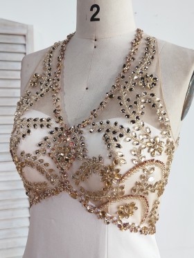 gold beading top