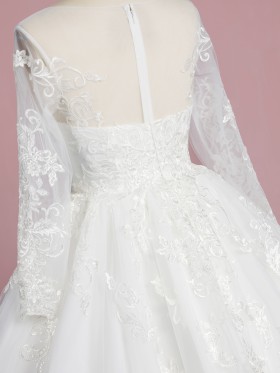 illusion back long sleeve wedding gown illusion back long sleeve wedding gown