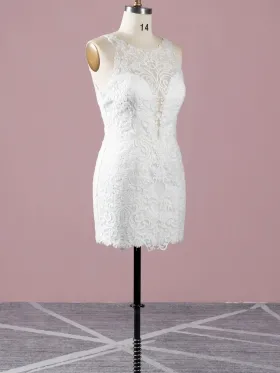 ivory lace short bridal dress ivory lace short bridal dress