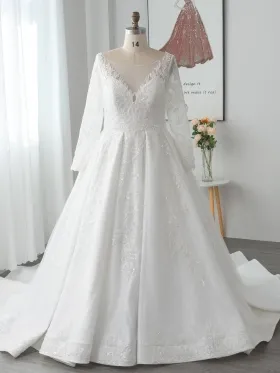 gorgeous beaded lace appliqued ivory satin wedding ball gown gorgeous beaded lace appliqued ivory satin wedding ball gown