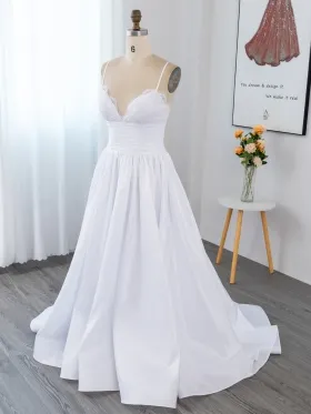 pure white lace and satin corset wedding dress pure white lace and satin corset wedding dress