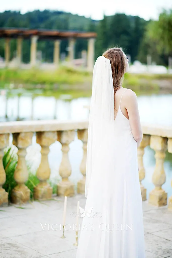 beach wedding veil simple fingertip length veil beach wedding veil simple fingertip length veil