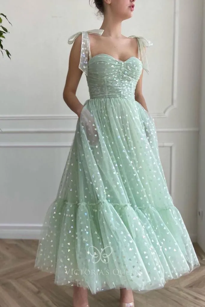 iridescent heart mint green tulle cute homecoming dress iridescent heart mint green tulle cute homecoming dress