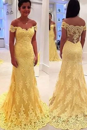 mango lace scalloped off the shoulder mermaid floor length prom dress