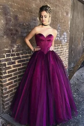 formal dresses in purple