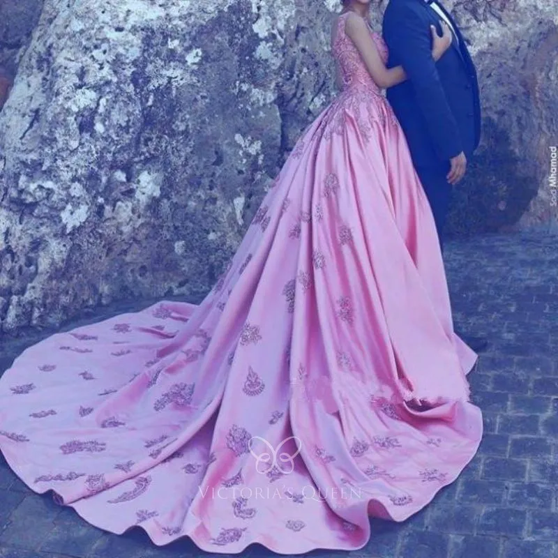 G549, Grayiesh Ball Gown Luxury Ball Gown (Engagement Gown), Size (XS- –  Style Icon www.dressrent.in