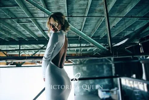 high neck long sleeve white open back prom dress high neck long sleeve white open back prom dress