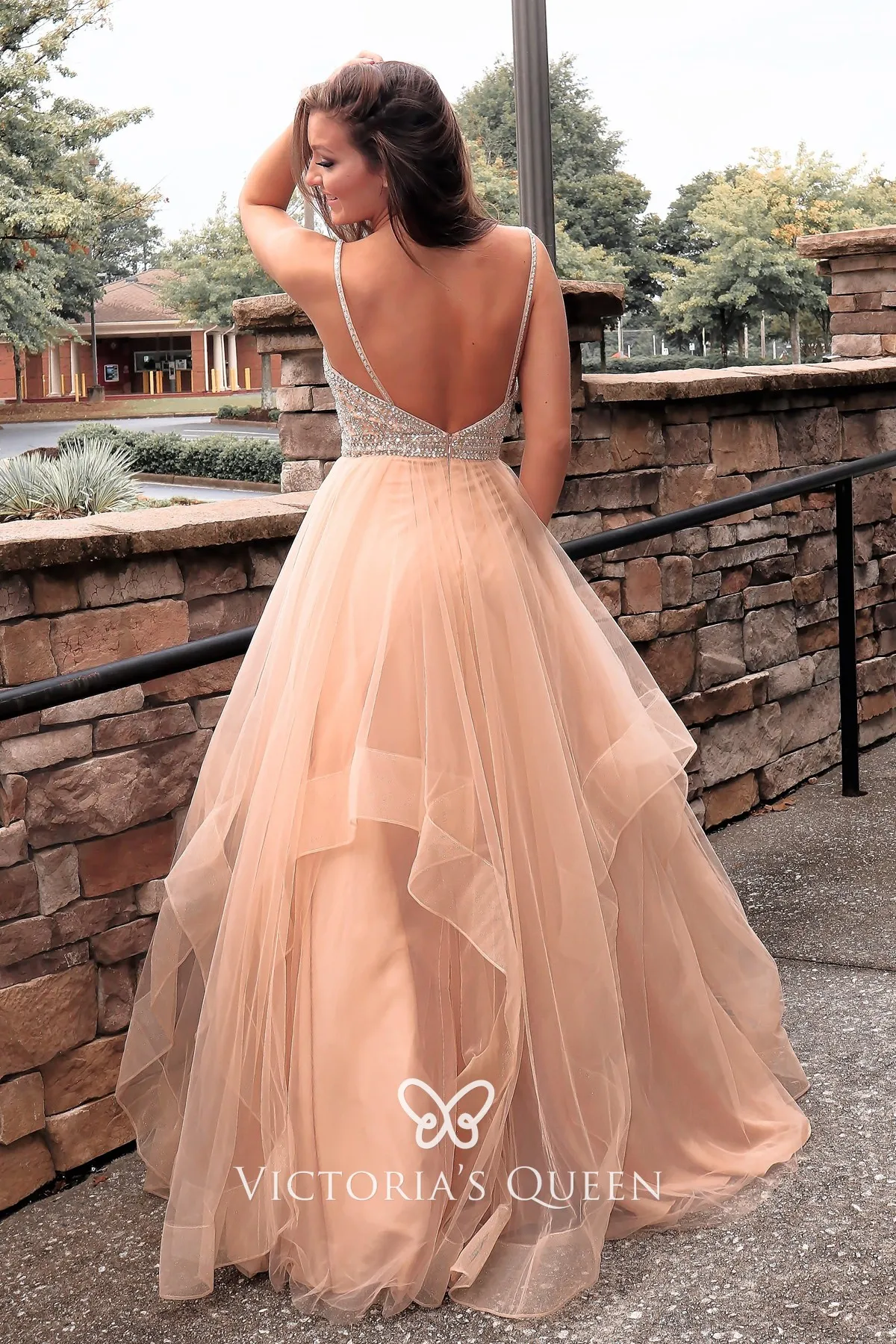 formal nude dress