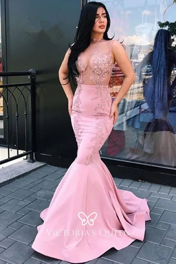 pink mermaid dress