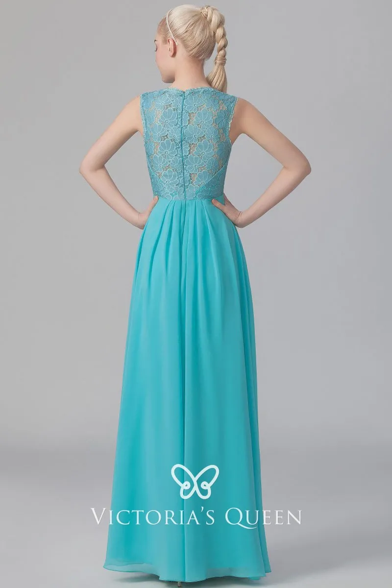 pool blue bridesmaid dresses