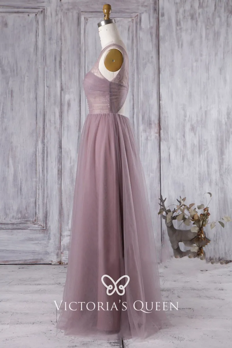 vintage mauve bridesmaid dresses