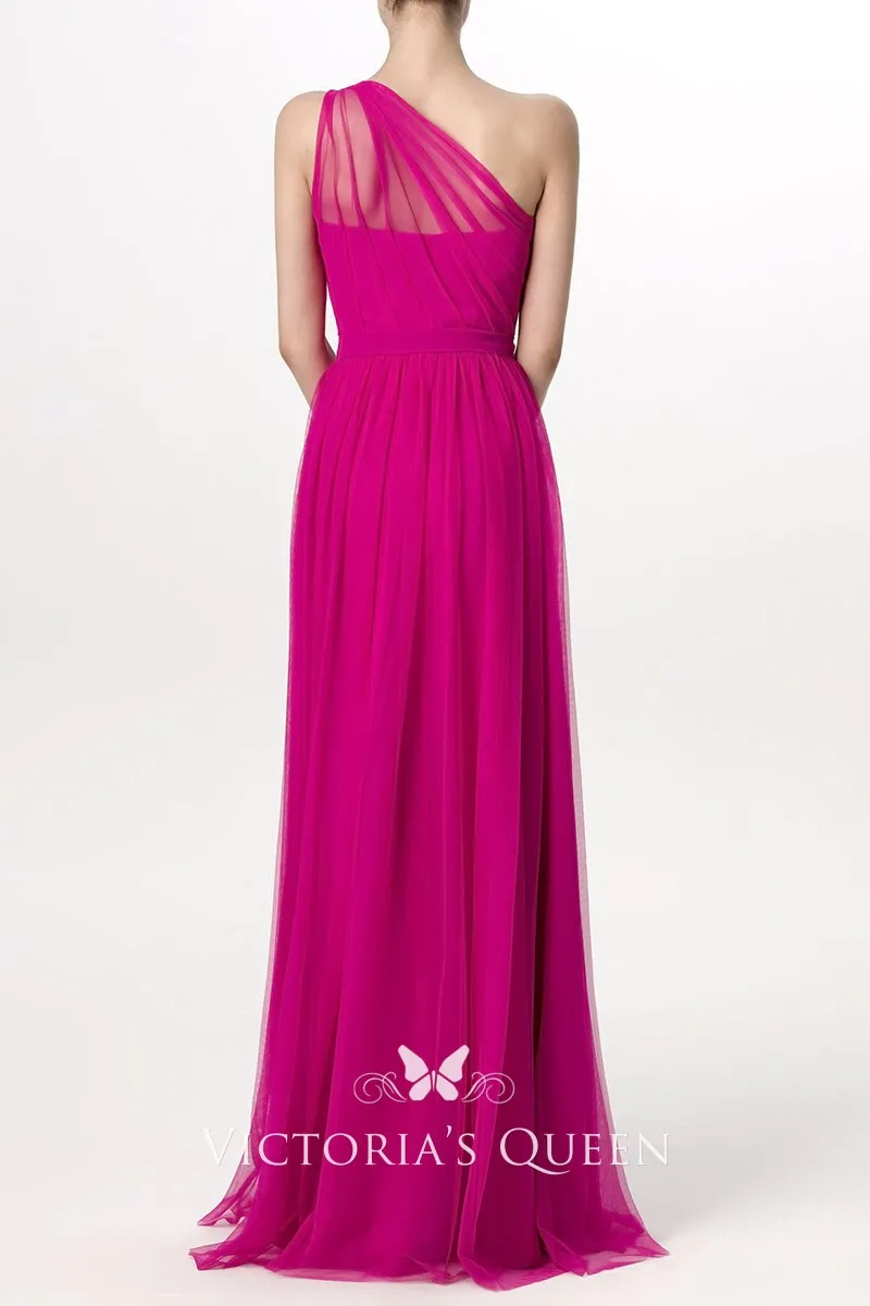 magenta bridesmaid dresses