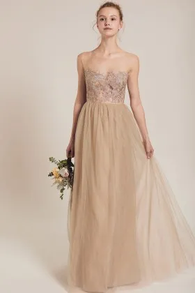 sexy khaki nude illusion lace tulle sheer back party dress