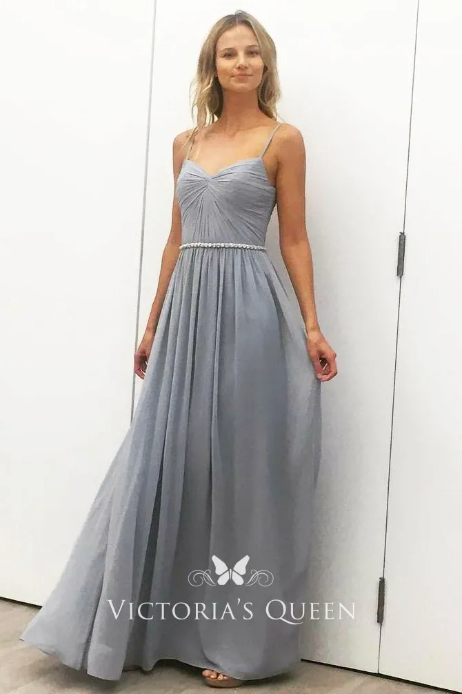 slate blue bridesmaid dresses