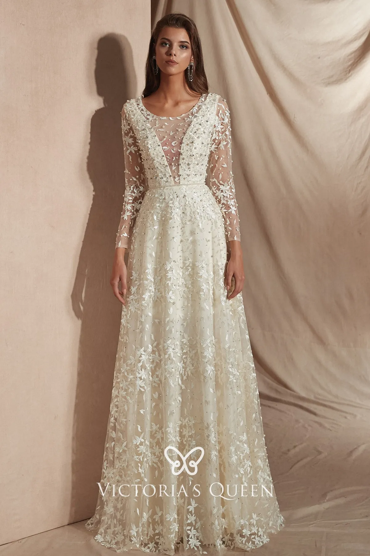 Preorder Poetry ivory scroll lace dress on sale