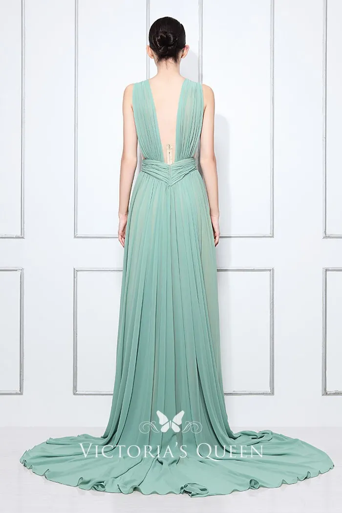 sage green low back celebrity prom dress red carpet sage green low back celebrity prom dress red carpet