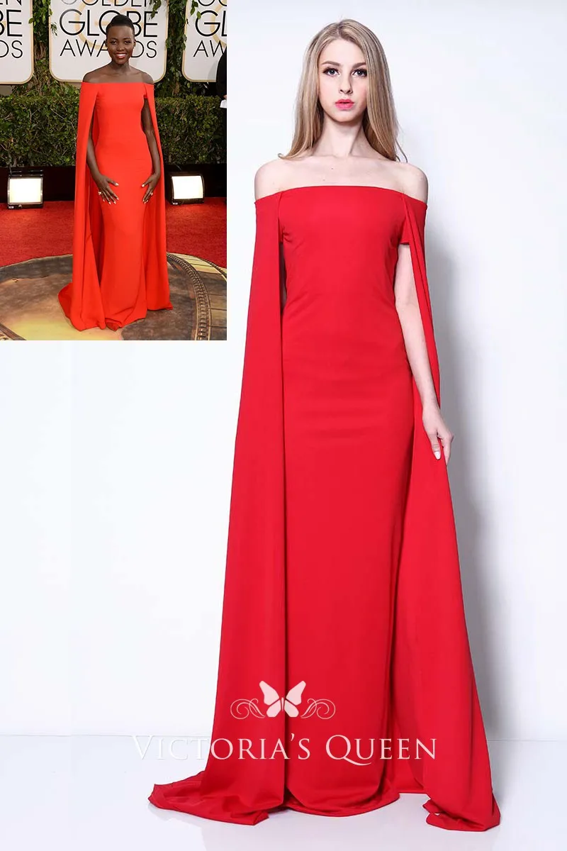 red formal gown
