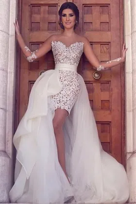 short tight wedding dresses