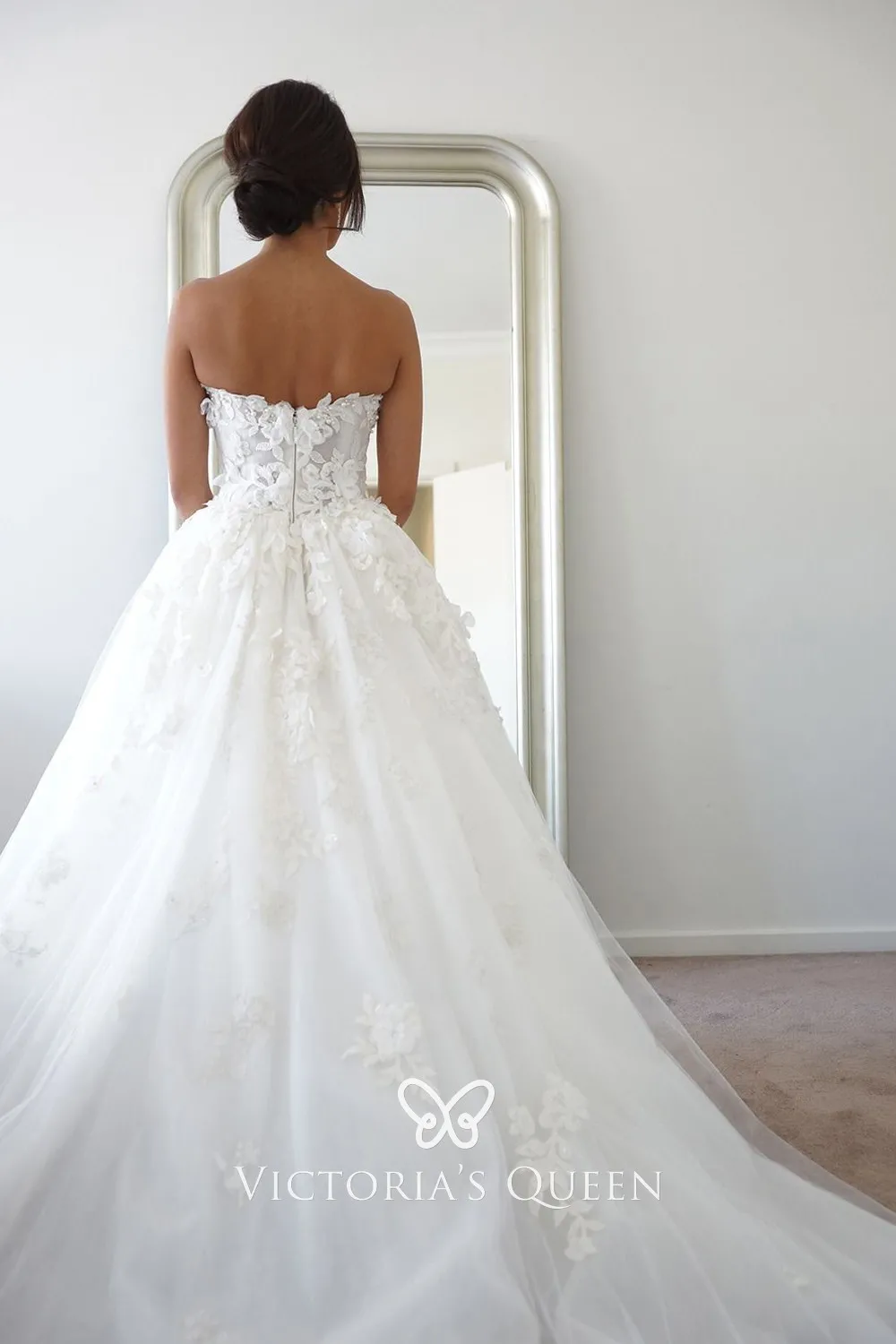 floral lace applique