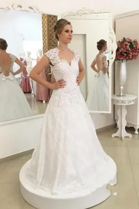 straight wedding dresses