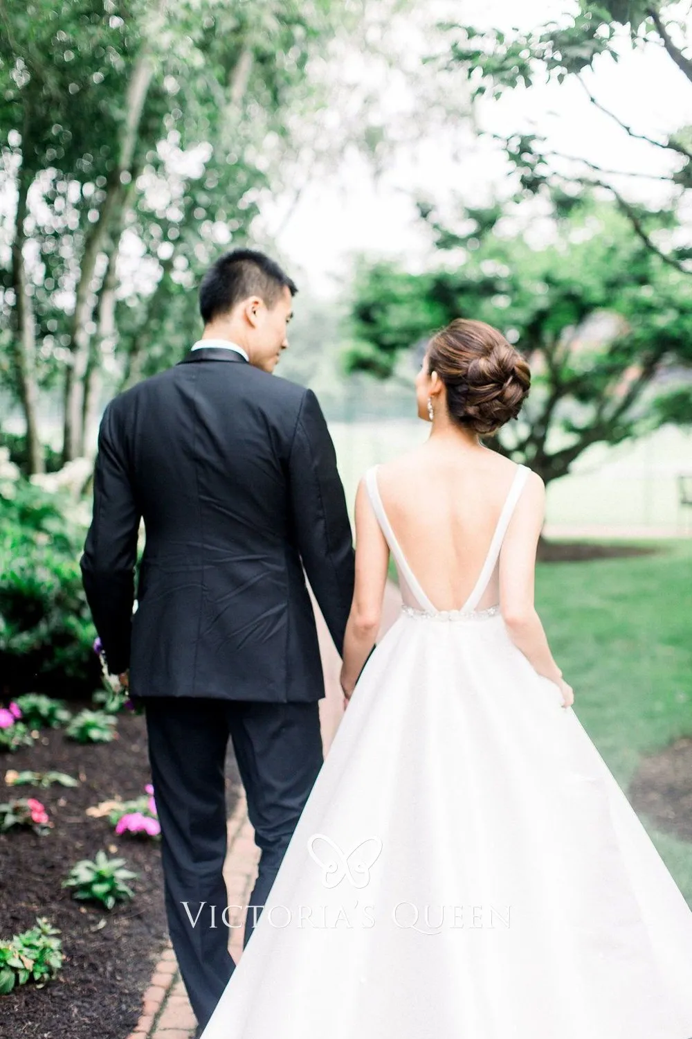 satin low back sleeveless outdoor wedding gown satin low back sleeveless outdoor wedding gown