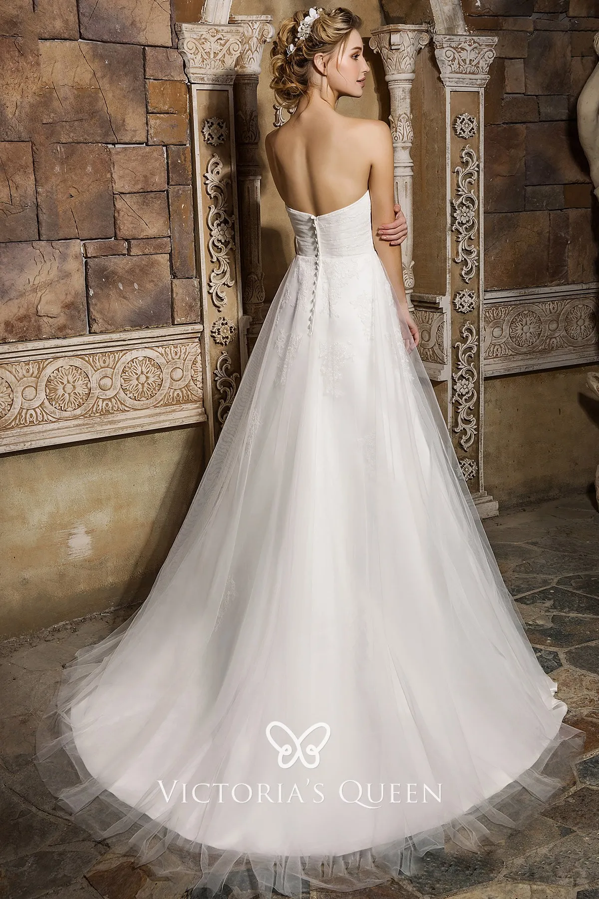 lace tulle wedding ball gown with court train lace tulle wedding ball gown with court train