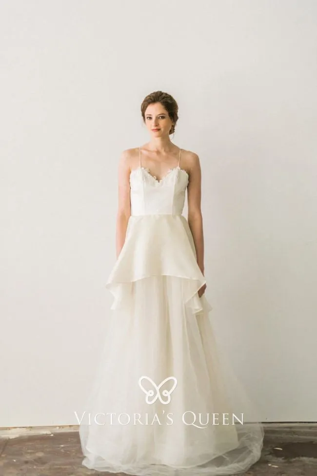 white v neck sundress