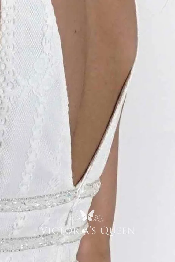 beaded short cute wedding dress beaded short cute wedding dress