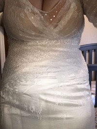 lace and tulle dress